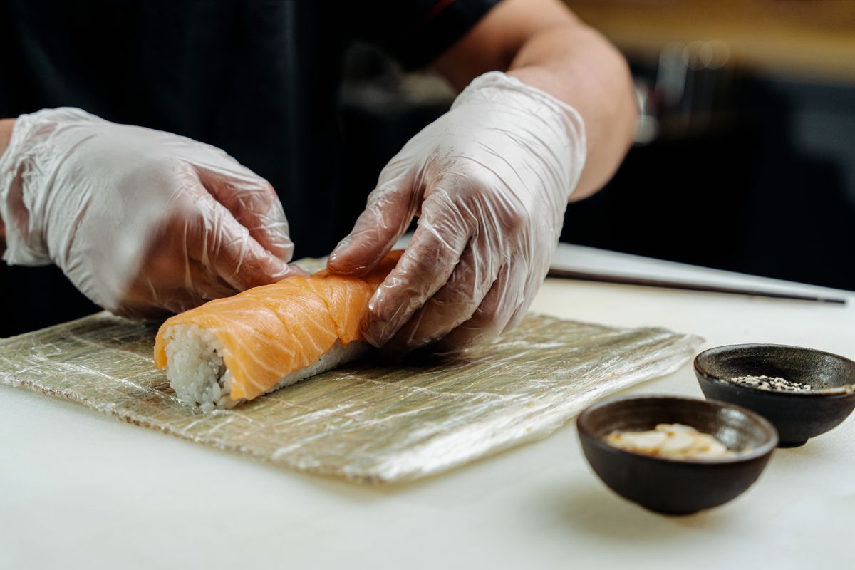 Príprava sushi v našej kuchyni